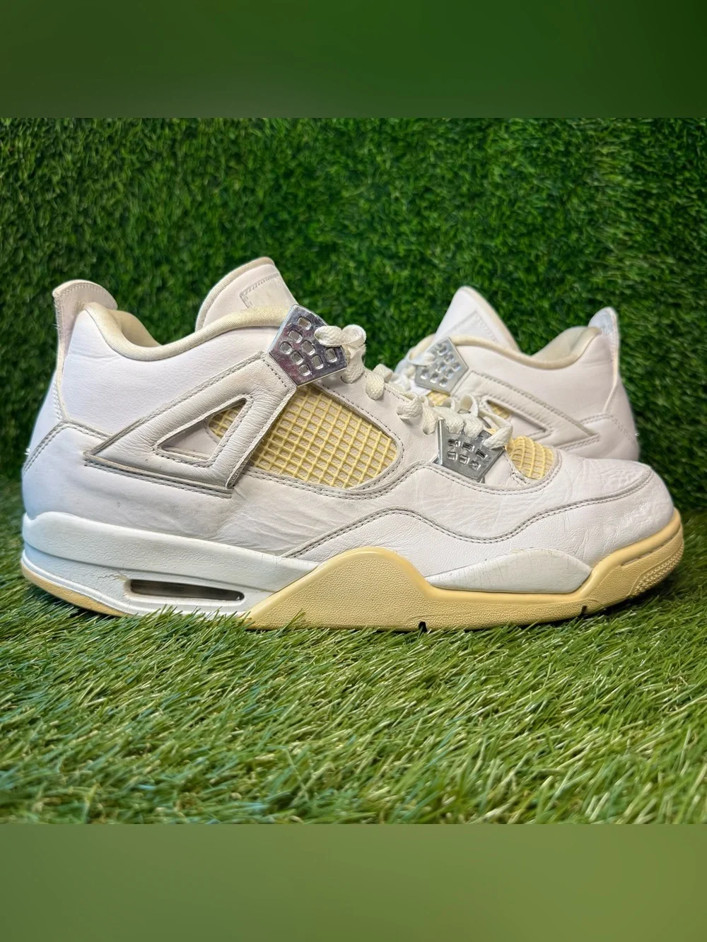 Nike Air Jordan 4 IV Retro Pure Money 2017 White Men’s Size 14 Sneakers Shoes